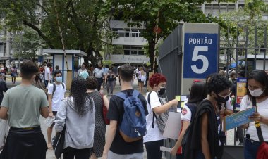 Em reaplicação do Enem 2021, 67% dos inscritos faltaram à prova