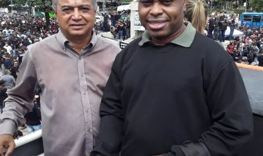 Policiais ubaenses marcam presença na manifestação em Belo Horizonte