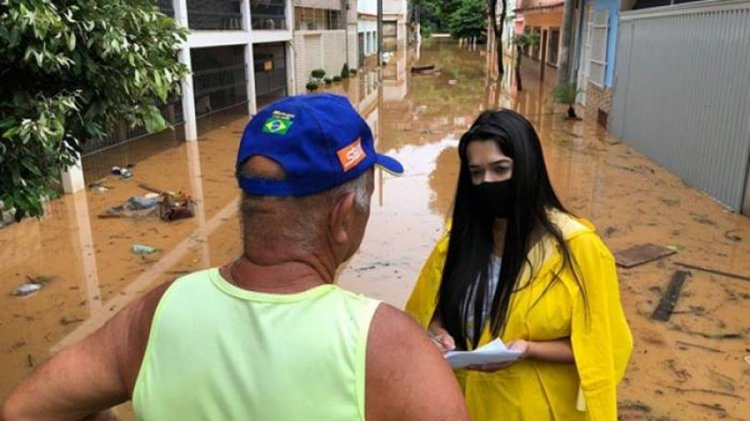 Em Muriaé moradores afetados pelas chuvas são direcionados para pontos de apoio