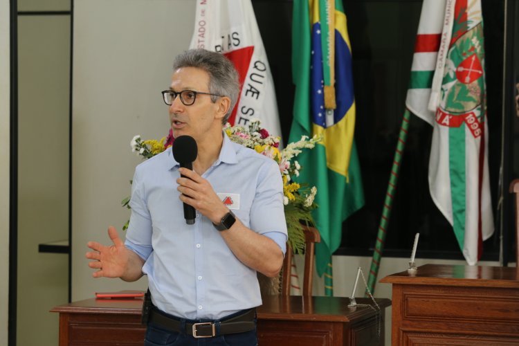 Romeu Zema cumpre agendas de trabalho em Cataguases e Leopoldina