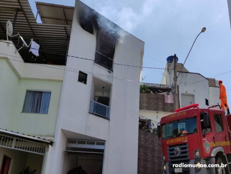 Moradora é encontrada morta dentro de apartamento incendiado em Muriaé