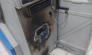 Bandidos danificam caixa eletrônico em tentativa de arrombamento