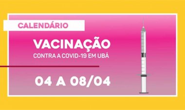 Ubá inicia aplicação da 4ª dose em pessoas com 80 anos e mais