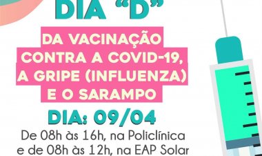 Prefeitura de Ubá realiza Dia "D" da vacinação neste sábado, 09/04