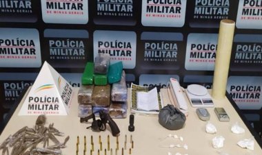 Após denúncias, operação é montada em Carangola e resulta na apreensão de mais de 10 quilos de drogas