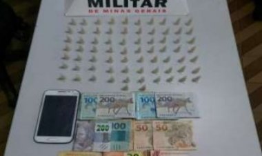 Polícia Militar prende três autores por tráfico ilícito de drogas