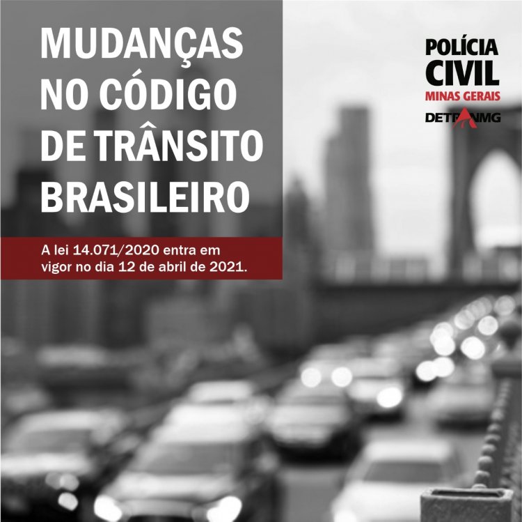 Código de Trânsito terá mudanças a partir de 12/4