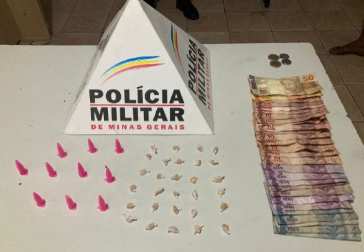 Homem é preso por tráfico de drogas em Visconde do Rio Branco