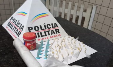 Polícia Militar prende jovem com drogas em distrito de Dona Euzébia