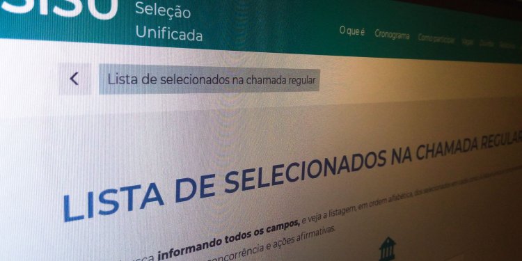 Consulta de vagas do segundo processo seletivo do Sisu está disponível