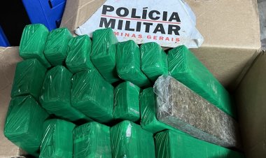 PMRv de Dona Euzébia apreende 18 barras de maconha e veículo roubado