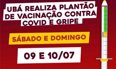 Plantão de vacinação acontece neste final de semana em Ubá