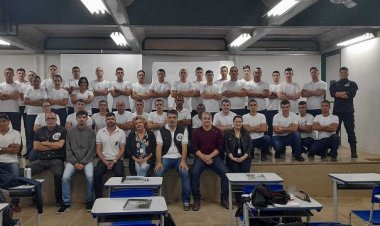 Candidatos à GCM de Ubá participam de aula com Equipe de Fiscalização