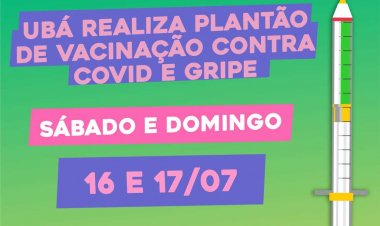 Confira a programação de vacinação deste final de semana em Ubá
