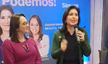 Podemos anuncia apoio à candidatura de Simone Tebet