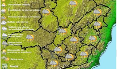 Previsão do tempo para Minas Gerais nesta terça-feira, 21 de fevereiro