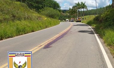 Homem cai de cavalo após colisão com carro e morre na AMG-3050