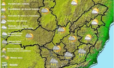 Previsão do tempo para Minas Gerais nesta quinta-feira, 23 de fevereiro
