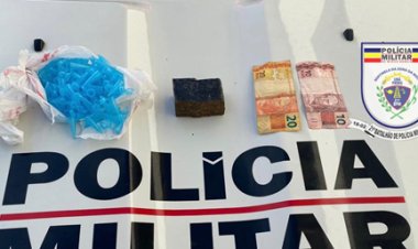 Polícia Militar apreende drogas no Pires da Luz em Ubá