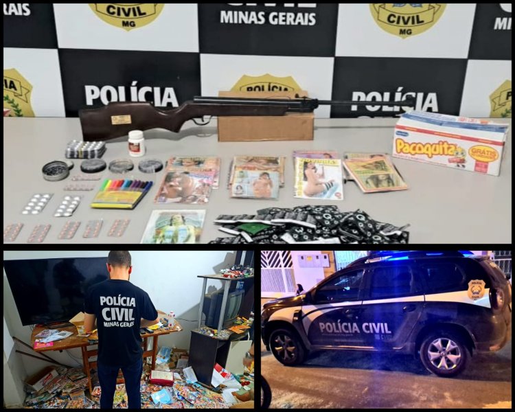 Homem de 57 anos  é preso pela PCMG por pornografia infantil em Ubá