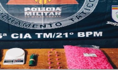 Ubá: Polícia Militar prende autor de tráfico de drogas no bairro São João