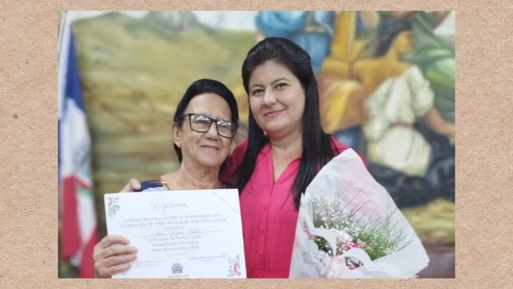 Vereadora Aline Melo homenageia Missionária Selma Pujoni da Assembleia de Deus Madureira