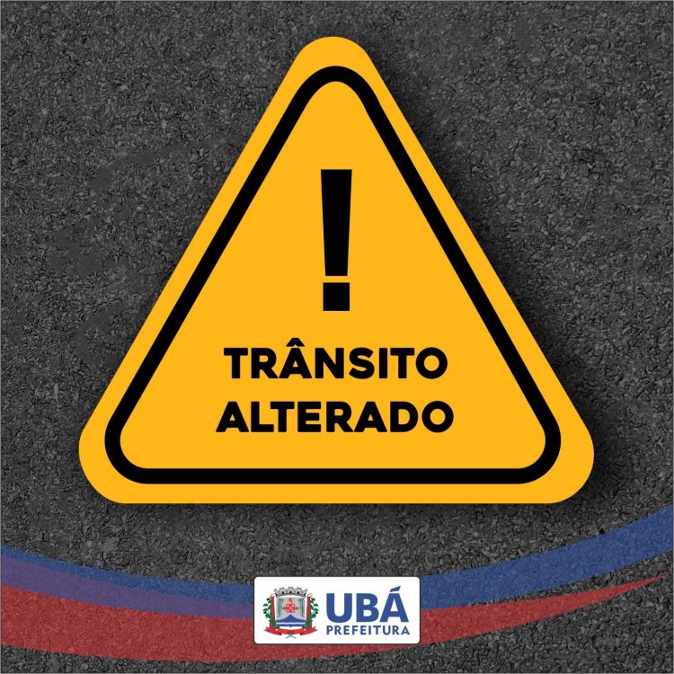 Ubá: Obras alteram trânsito na Av. Olegário Maciel a partir desta terça, 21/03