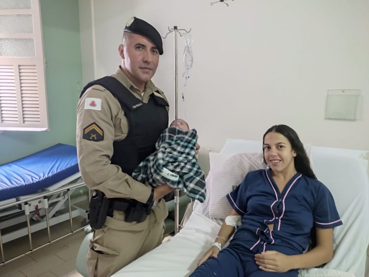 Policiais Militares realizam parto e salvam vida de criança em Visconde do Rio Branco