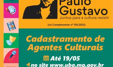 Lei Paulo Gustavo: Ubá inicia cadastramento de agentes culturais