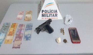 Polícia Militar prende autor por porte ilegal de arma de fogo em Mercês