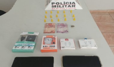 PM prende homem por tráfico de drogas e receptação em Visconde do Rio Branco