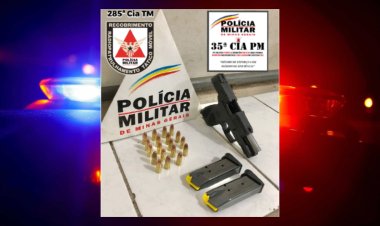 Ubá: Polícia Militar realiza prisão de autor por porte ilegal de arma de fogo no bairro São José