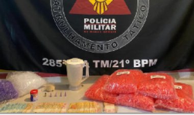 Ubá: Polícia Militar apreende drogas no bairro Agostinho Amato