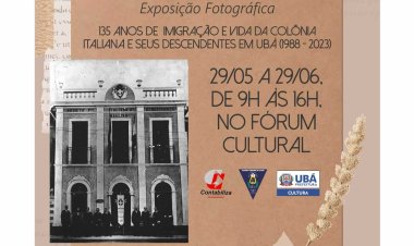 Exposição fotográfica marca os 135 anos de imigração italiana Ubá