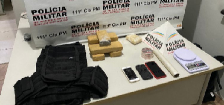 Polícia Militar prende autores por tráfico de drogas em Visconde do Rio Branco