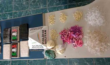 PM encontra drogas enterradas em tambores em Além Paraíba