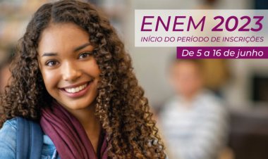 Inscrições para o Enem 2023 já estão abertas