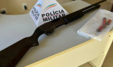 Polícia Militar apreende arma de fogo em Dores do Turco