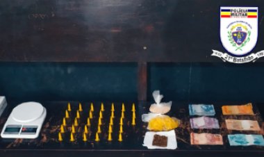 Ubá: Polícia Militar prende autores de tráfico de drogas no bairro Bom Pastor