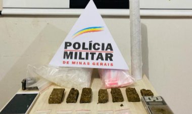 Polícia Militar prende autores por tráfico de drogas em Rio Pomba