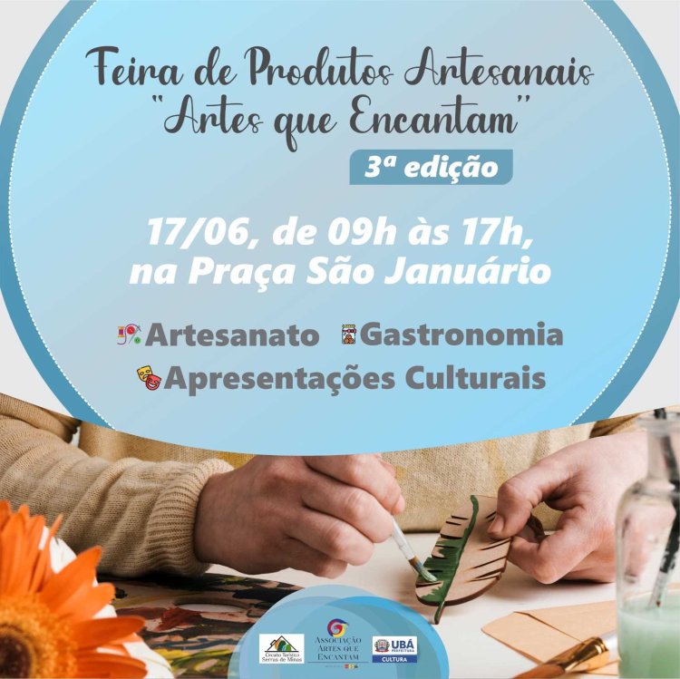 Ubá realiza 3ª edição da Feira Artes que Encantam