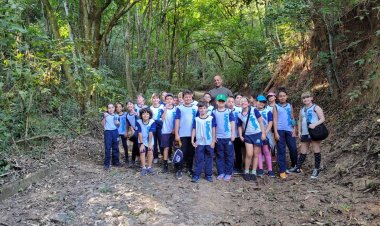 Ubá: Alunos da rede privada participam de Trilha Ecológica no Horto