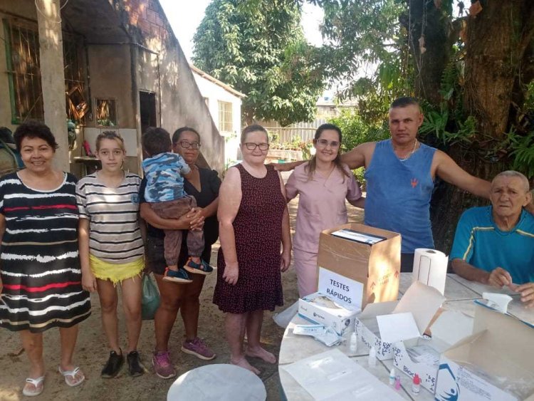 Ubá: ESF Rural realiza ação de promoção em saúde no bairro Aeroporto