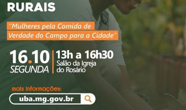 Prefeitura é parceira do 3º Encontro de Mulheres Rurais de Ubá