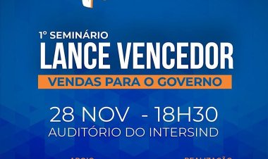 1º SEMINÁRIO LANCE VENCEDOR - Vendas para o Governo