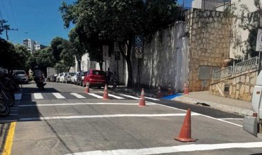 Ubá: Ambiente realiza revitalização de sinalizações horizontais