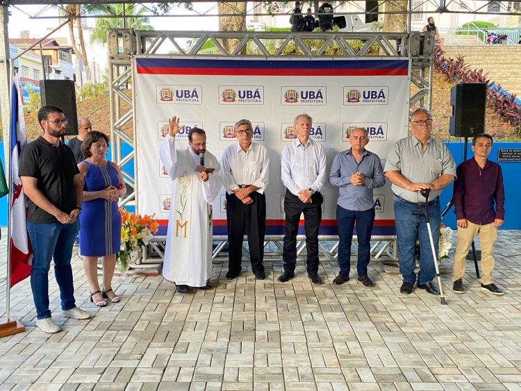 Ubá: Praça do Rosário é entregue totalmente revitalizada
