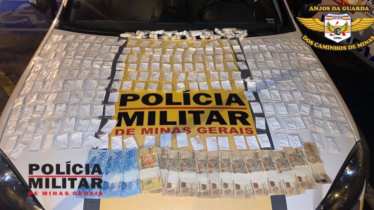 Polícia Rodoviária prende homem por tráfico de drogas em Muriaé