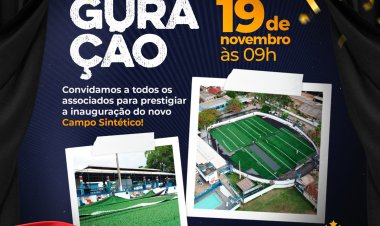 Inauguração do Campo Sintético do Clube Praça de Esportes será no dia 19