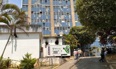 Gerador garante energia elétrica para o Hospital de Cataguases